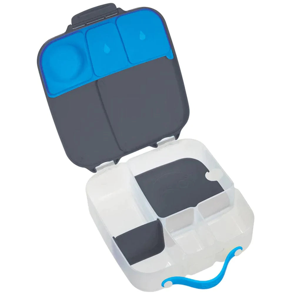 B.Box Kids Lunch Box - Insulated Blue Slate Lunch Bag for School, Work & Picnics | Leak-Proof & Easy to Clean | Perfect for Boys & Girls