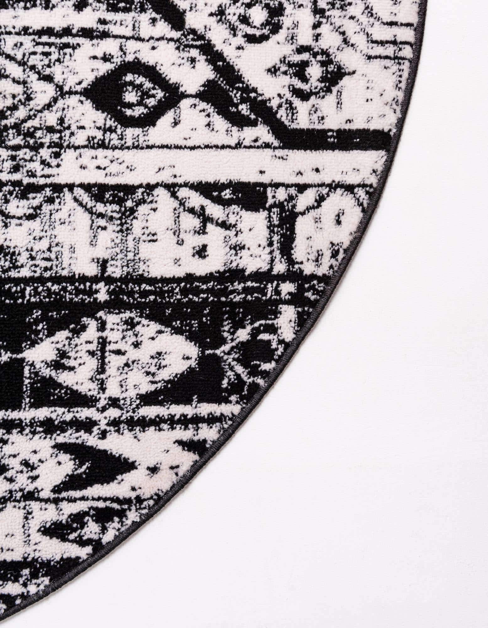 Unique Loom Portland Collection Round Area Rug - 7'1