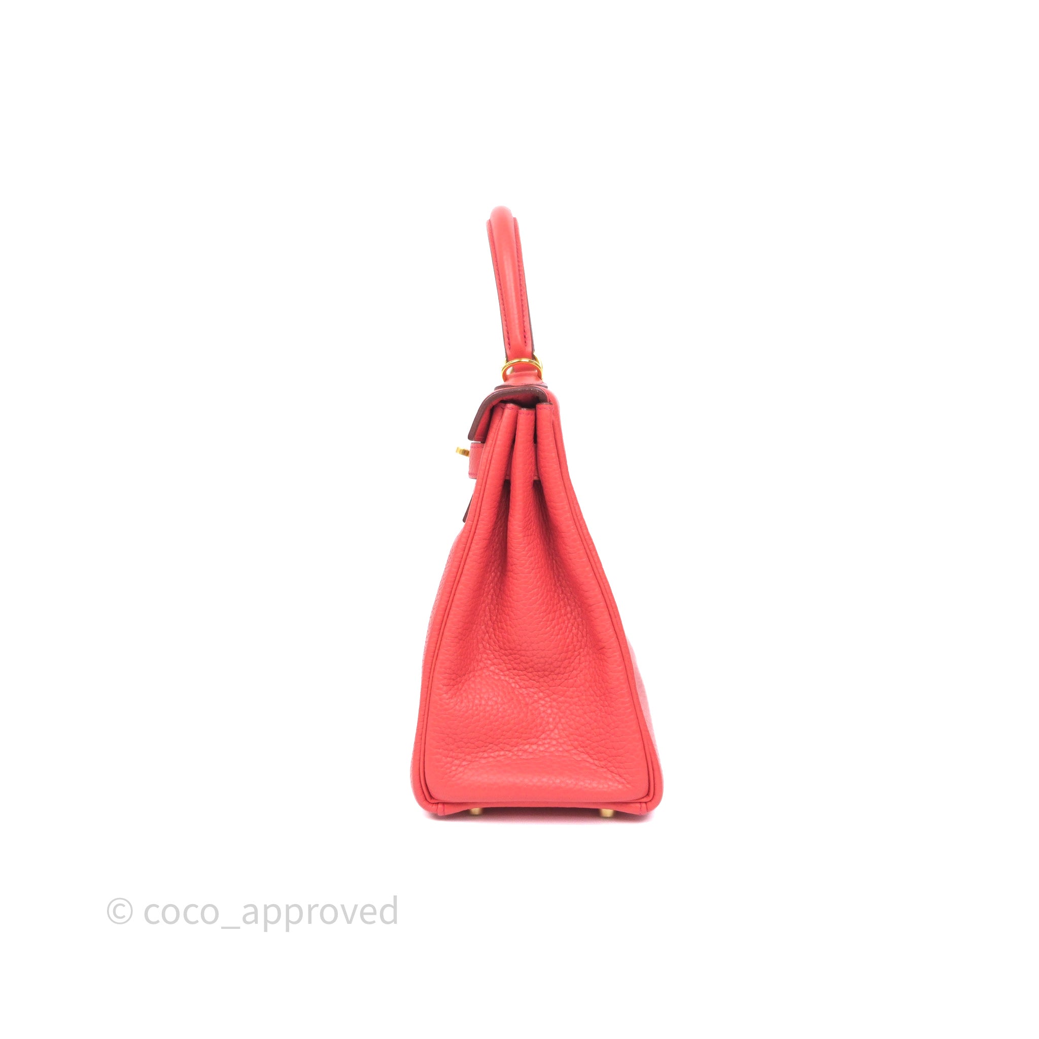 Authentic Hermès Kelly 28 Handbag in Rose Jaipur Togo Leather with Gold Hardware - Luxury Shoulder Bag for Women | Perfect for Work, Travel & Special Occasions