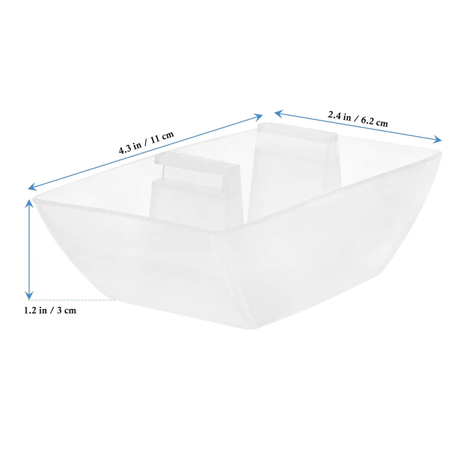2 Pack Plastic Oil Collector Cups for Range Hood - Durable Oil Bowl & Oil Cup Set for Kitchen Grease Collection - Perfect for Stove Top, Cooktop, and Range Hood Maintenance