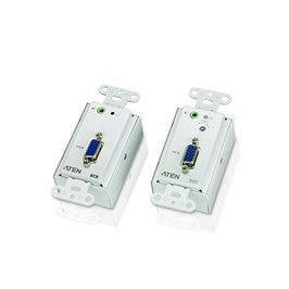 Aten VE156 VGA Over Cat 5 Extender Wallplate - 1920x1200@60Hz (30m) / 1280x1024@60Hz (150m) - Ideal for Conference Rooms, Classrooms & Home Theater Setups
