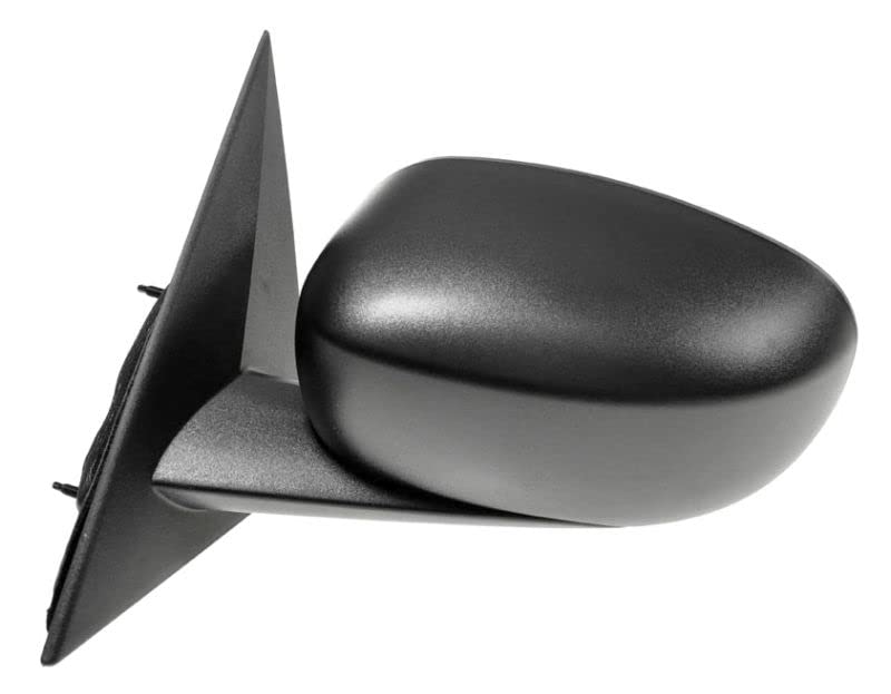 Heated Left Side Mirror with Textured Black Cover - Compatible with 2007-2010 Chrysler 300, 2006-2010 Dodge Charger, 2005-2008 Magnum (CH1320295) - Perfect for Winter Driving & Nighttime Visibility