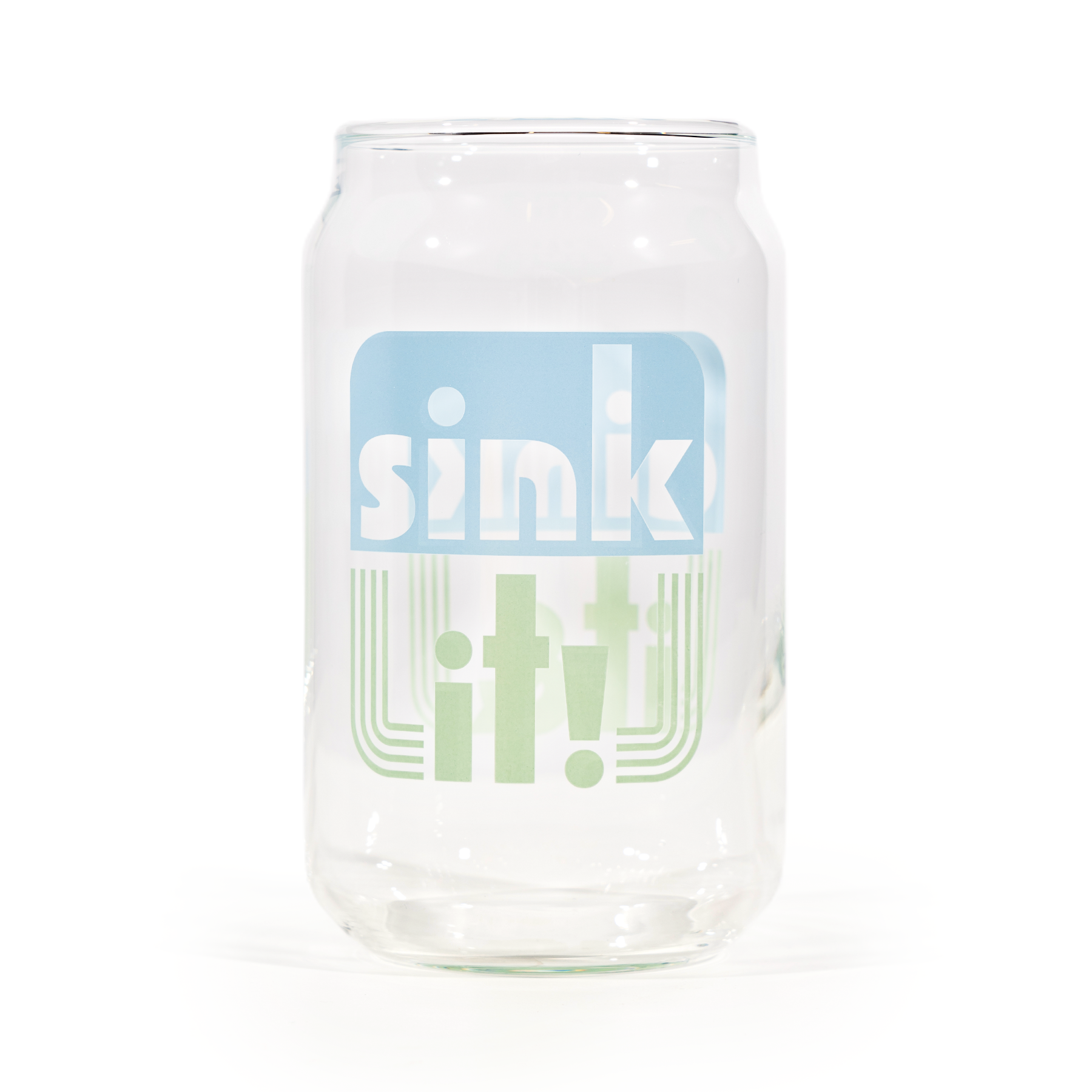 Dink It & Sink It - 16oz Insulated Stainless Steel Beer Can Glass with Lid - Perfect for Chilling Beer, Soda & Cocktails - Great for Parties, BBQs & Game Day Gatherings