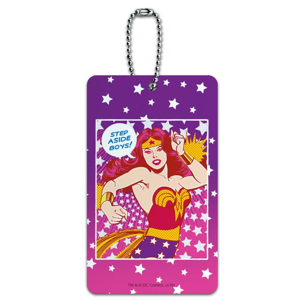 Wonder Woman Luggage Tag - Durable Carry-On ID Card for Suitcases & Travel Bags - Perfect for Airports, Business Trips & Vacation Travel Accessories
