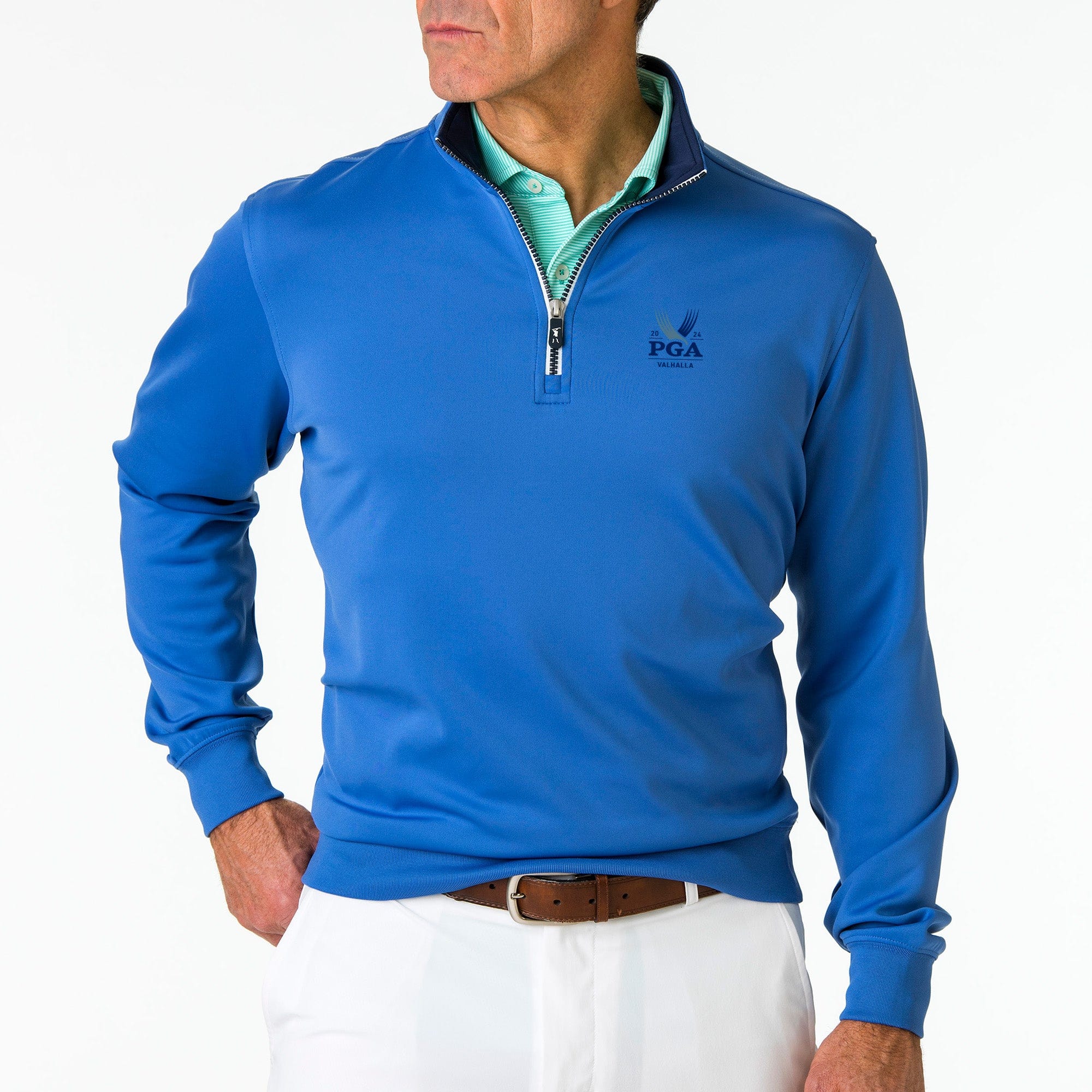 2024 PGA Championship Caves Quarter Zip Pullover - Men's Golf Performance Jacket for Training & Tournaments | Lightweight & Breathable for All-Weather Comfort