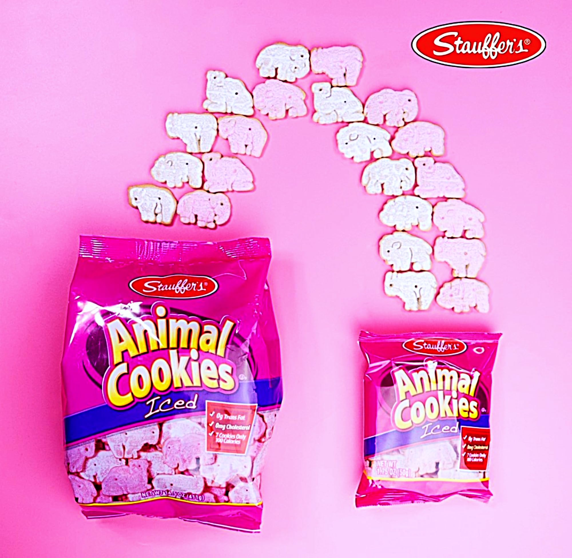 Stauffers Chocolate Animal Crackers & Iced Cookies Value Pack - 16/20/30 oz Shelf-Stable Snacks (2 Pack) | Perfect for Lunchboxes, Parties & On-the-Go Treats