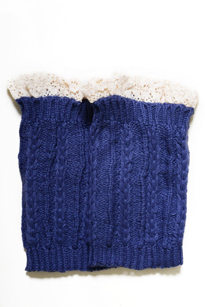 Fashion Mic Women's Knit Crochet Boot Leg Warmers - Classic Style Winter Accessories for Boots, Shoes & Fashion Outfits