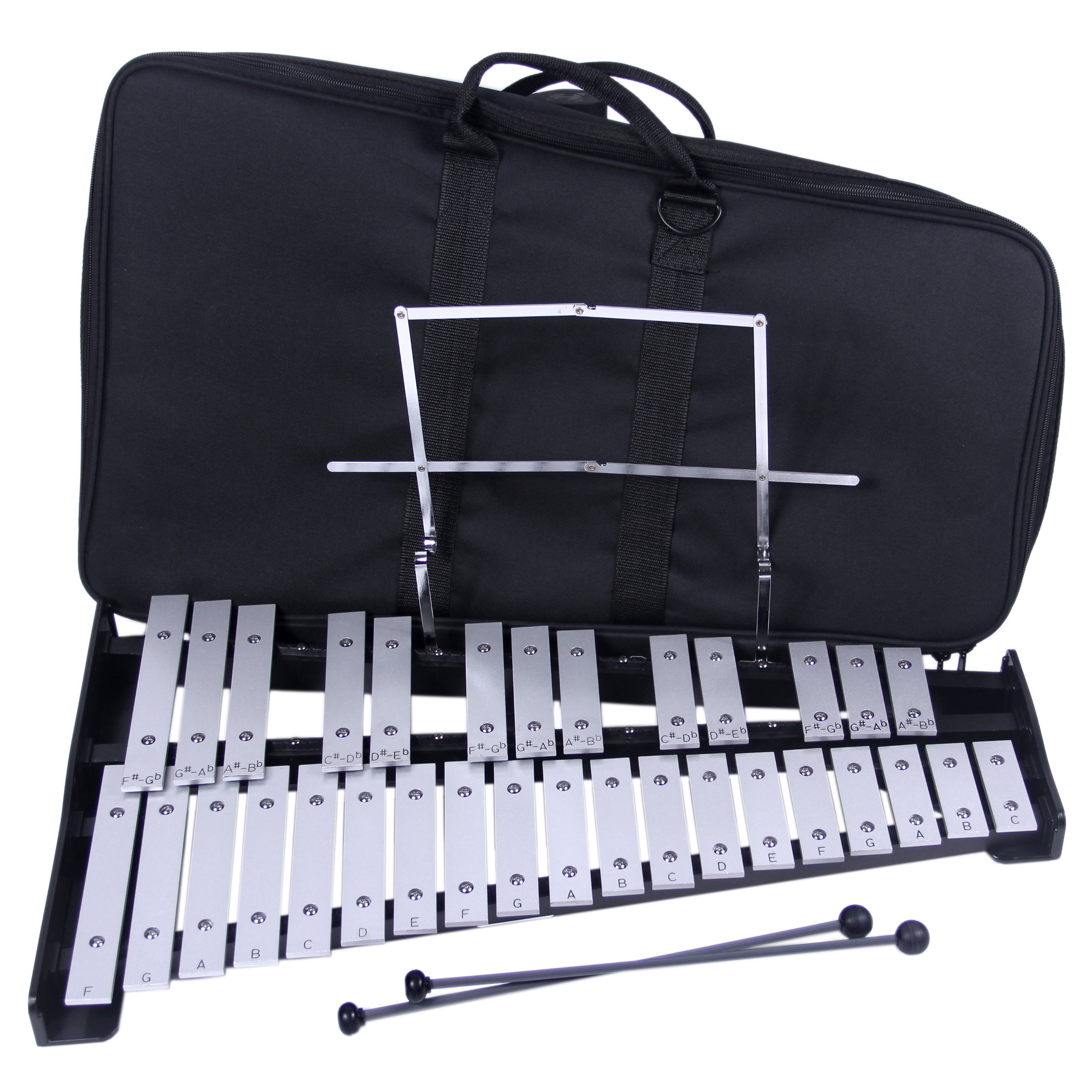 BL32 Percussion Holder - Adjustable Drum & Mallet Stand for Xylophone, Marimba, Glockenspiel - Perfect for Music Classrooms, Band Practice & Live Performances