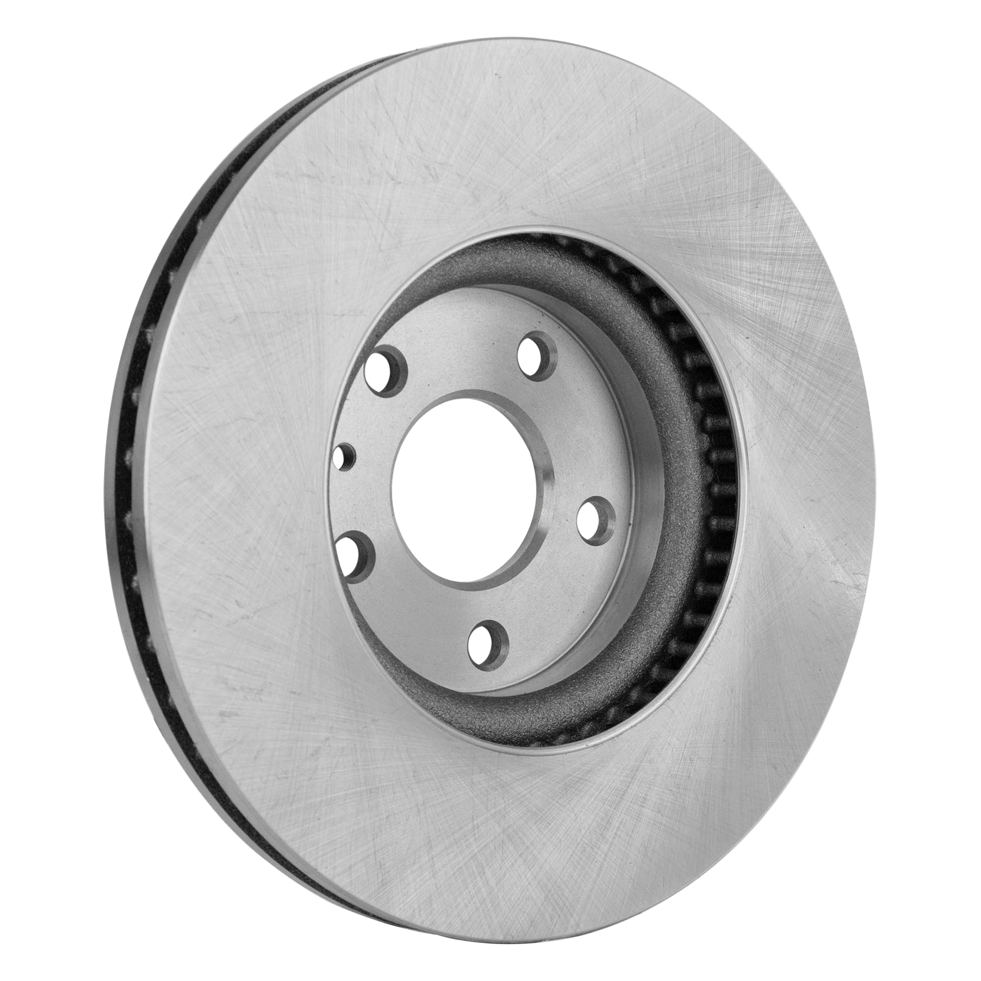 High-Performance Front Brake Disc and Pad Kit for 2013-2020 Ford Fusion & 2013-2016 Lincoln MKZ - Natural Cast Iron - Perfect for City Driving and Highway Commuting