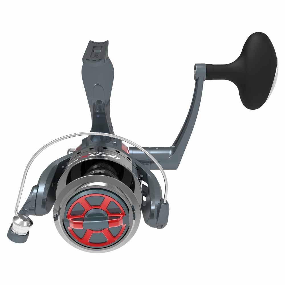 Quantum Optix Spinning Fishing Reels - Lightweight Saltwater & Freshwater Spincast Reels for Bass, Trout, Salmon Fishing | Perfect for Shoreline, Boat & Kayak Angling