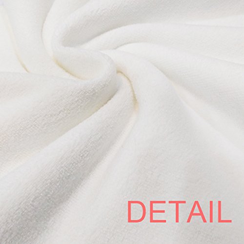 DIYthinker Jamaican Love Themed Soft White Washcloth Towel 13x29 Inch - Perfect for Bathroom, Spa, and Beach Use