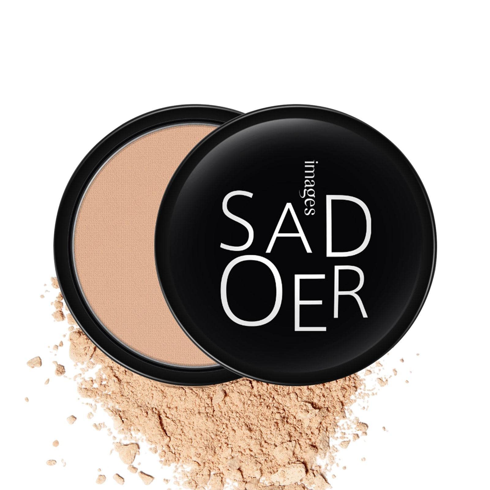 Velvet Mineral Pressed Powder Compact for Oily Skin | Oil Control, Brightening & Moisturizing Makeup Setting Powder | Perfect for Daily Wear, Touch-Ups & Long-Lasting Matte Finish
