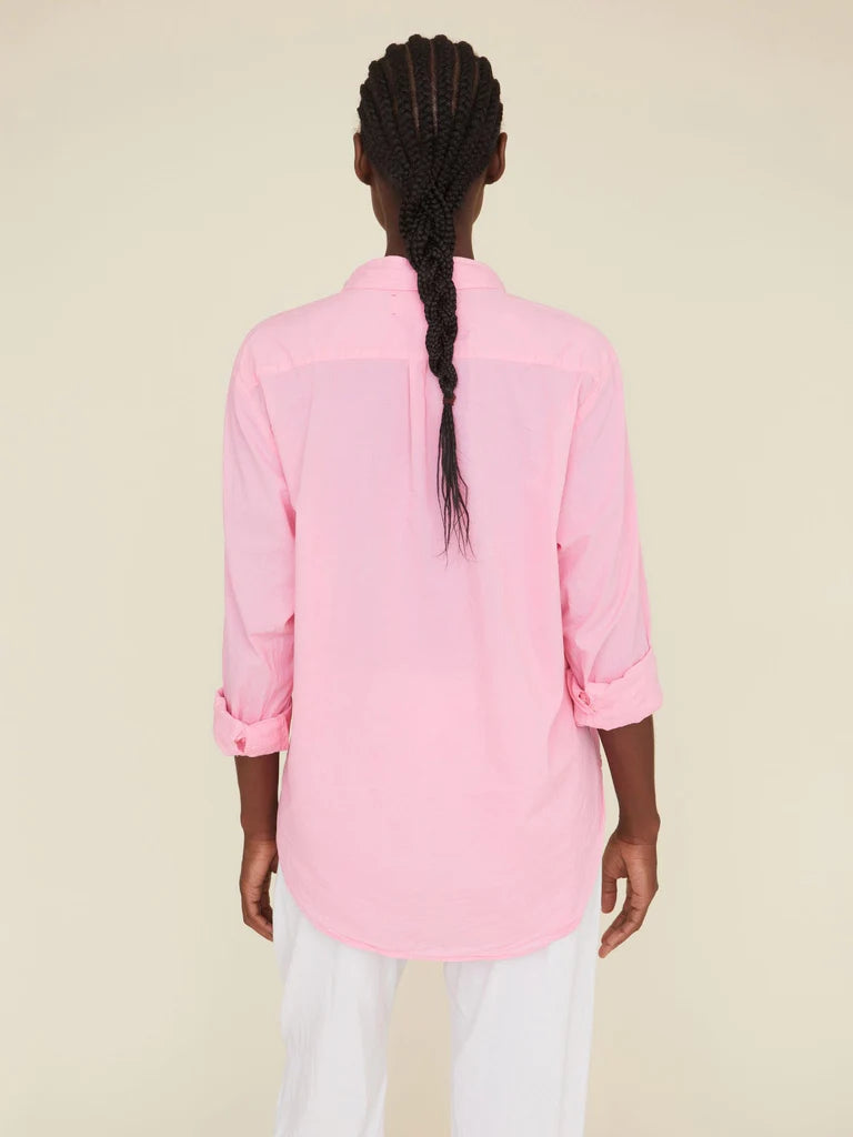 Beau Cotton Shirt for Women - Soft Rose Mallow Blouse, Casual Long Sleeve Tops for Work & Everyday Wear | Perfect for Office, Dating & Weekend Outfits