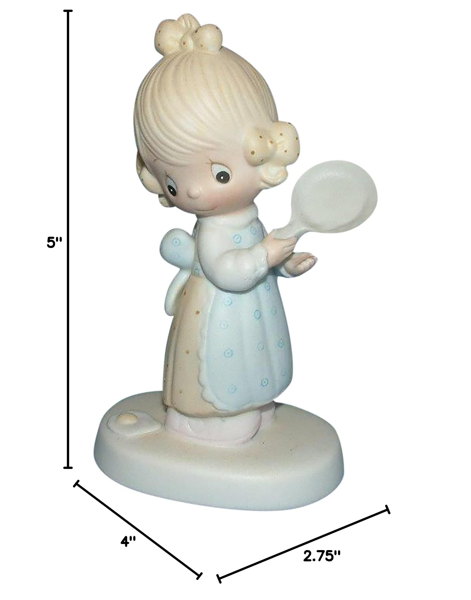 Precious Moments Eggs Over Easy - Collectible Ceramic Figurine for Easter Decorations, Gift Giving & Home Display