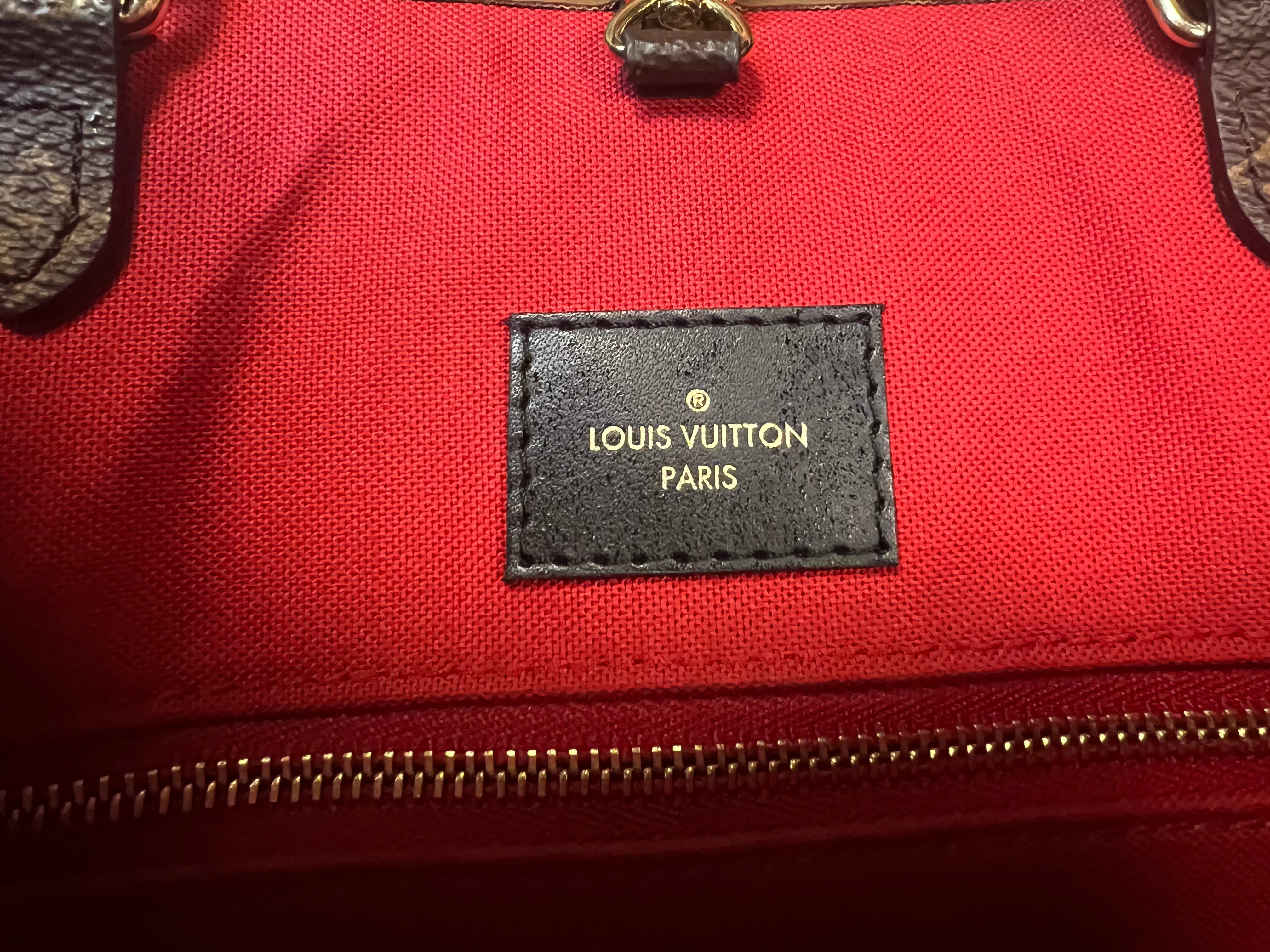 Louis Vuitton OnTheGo GM Reverse Monogram Giant Tote Bag - Luxury Designer Handbag for Women, Perfect for Work, Travel & Everyday Use