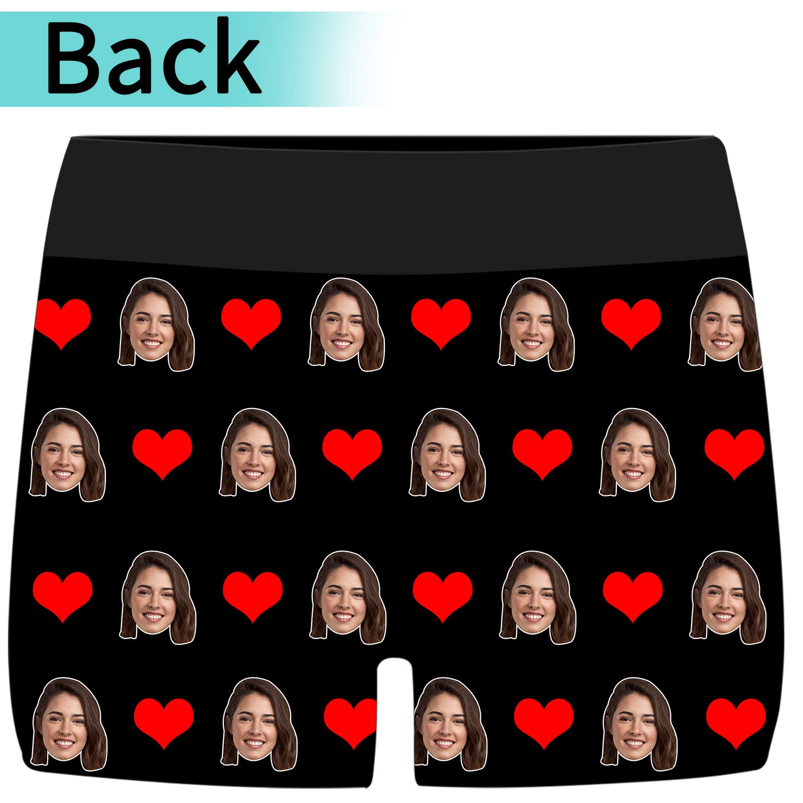 Custom Funny Boxer Briefs for Men - Personalized Underwear with Multi-Face Photo Print | Perfect for Gifts, Parties & Everyday Comfort