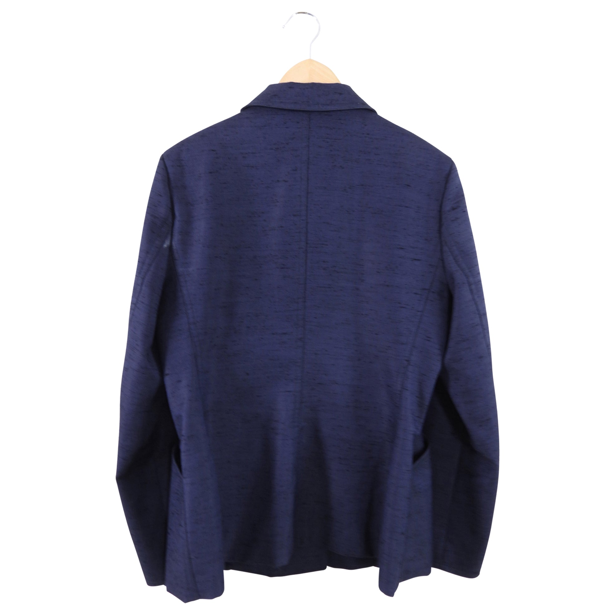 Christian Dior Navy Textured Zip Jacket for Men - Luxury Designer Outerwear for Fall & Winter | Perfect for Office, Date Night & Formal Events