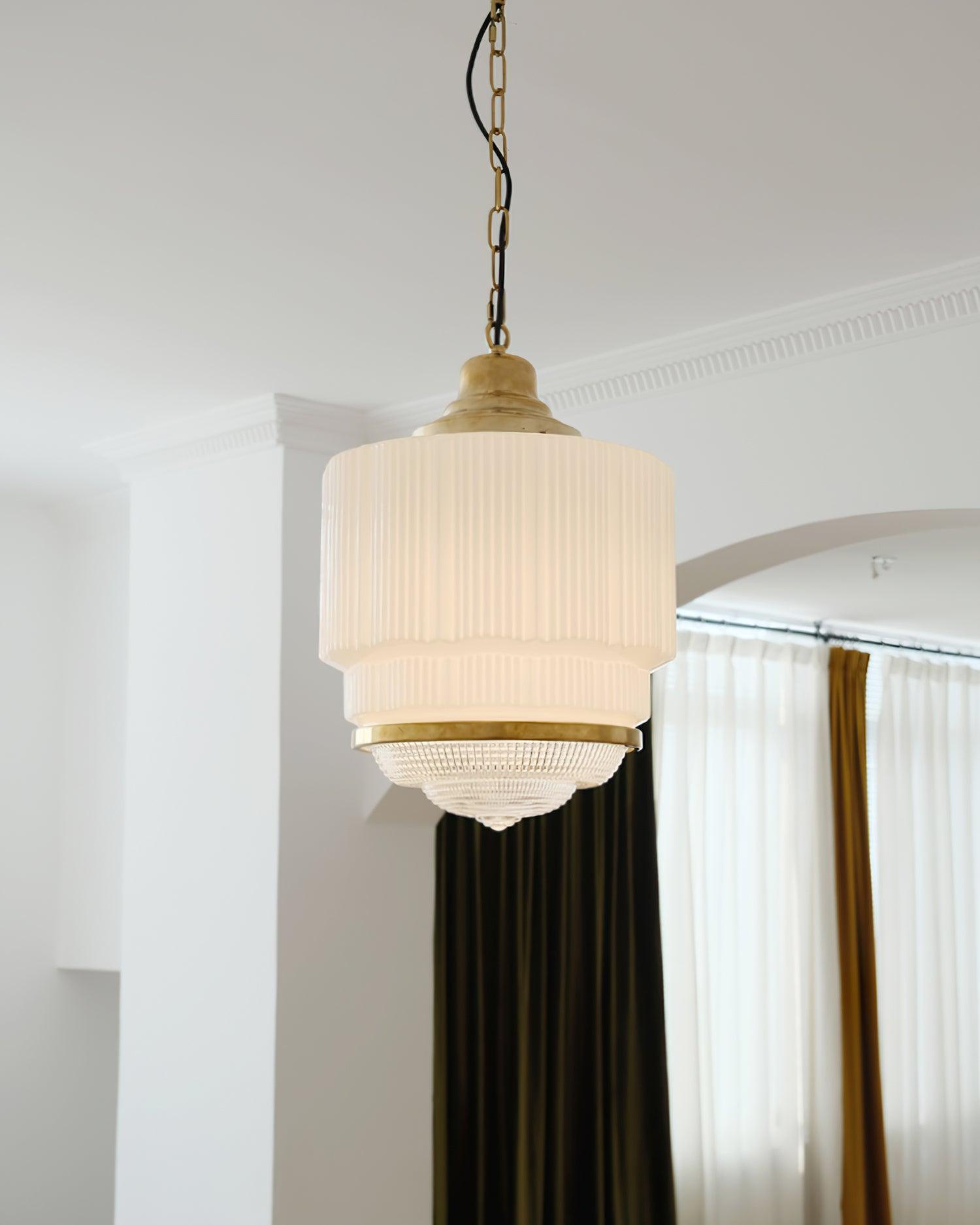 Dean Modern Pendant Light - Sleek Hanging Fixture for Kitchen Island, Dining Room & Bedroom Lighting - Adjustable Height & Dimmable LED Bulb Included