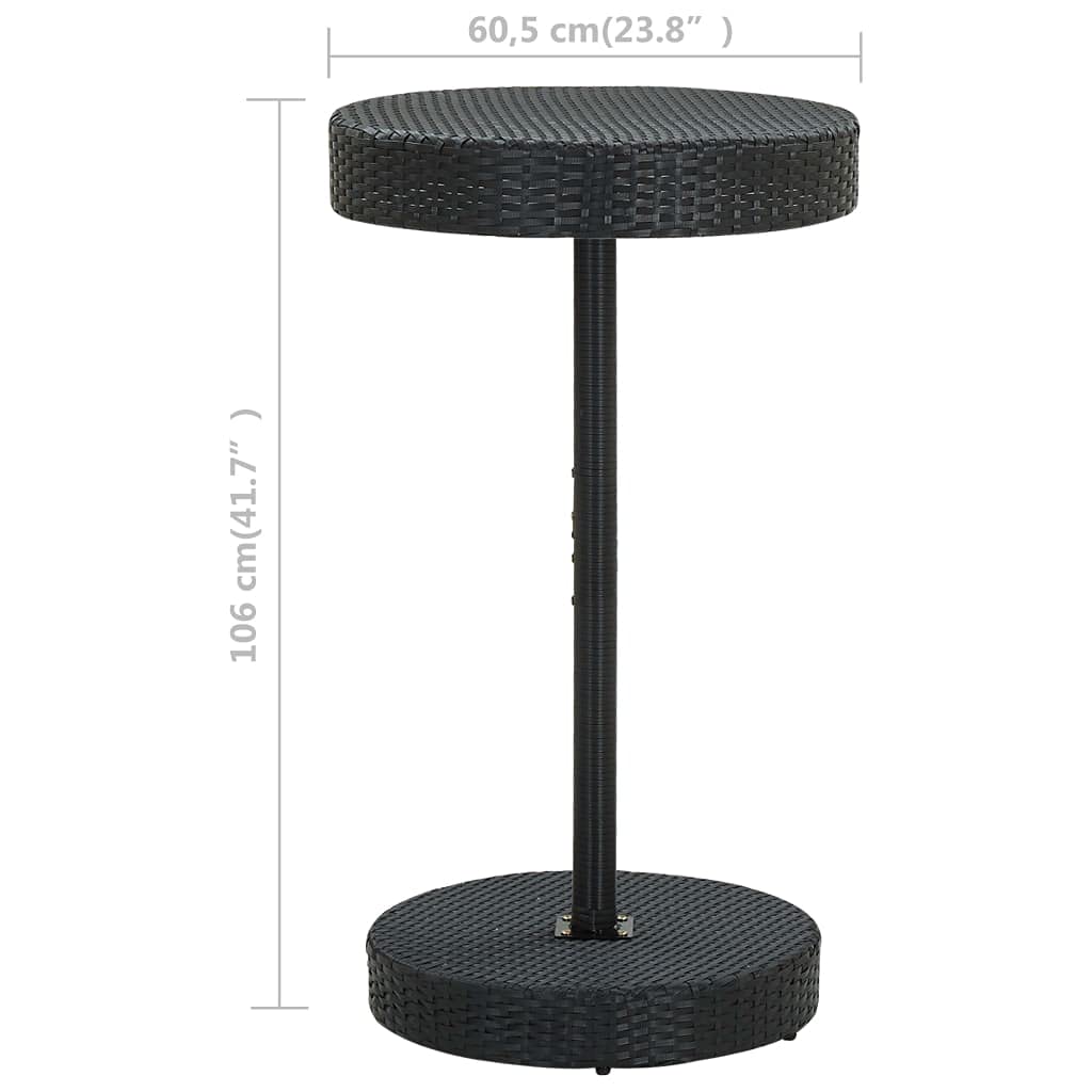 Round Outdoor Side Table - 23.8
