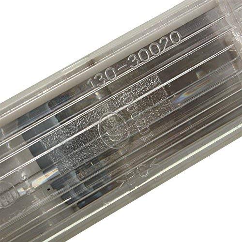 TUINCYN Universal LED License Plate Light - Super Bright White for Chevy Cruze, Rear License Plate Lamp, Trunk Switch Button Assembly - Pack of 2 (Perfect for Night Driving & Car Customization)
