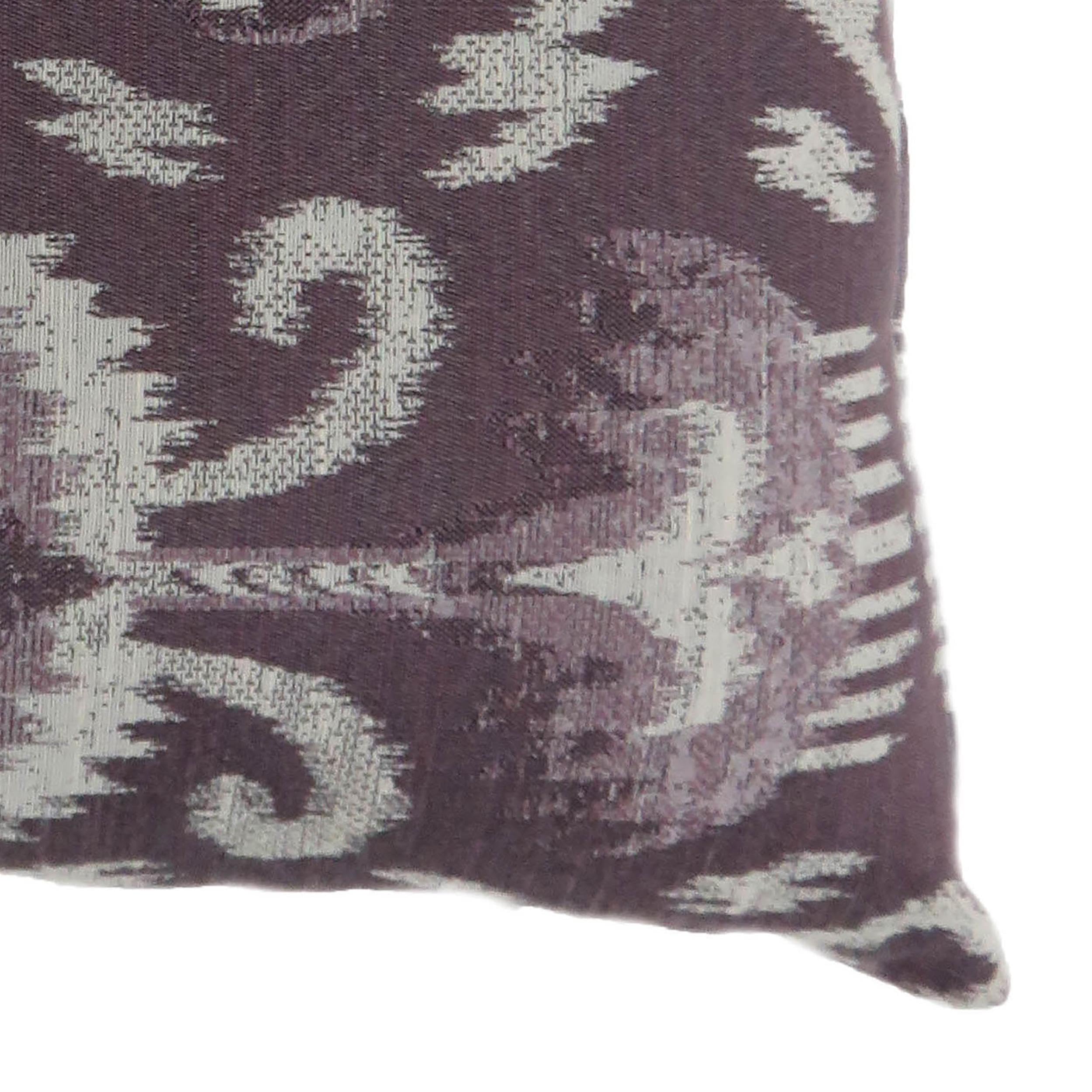 Furniture of America Sorsha Fabric Large Throw Pillow in Purple (Set of 2) - Soft Decorative Cushions for Sofa, Bed & Living Room - Home Decor Accent Pillows for Comfort & Style