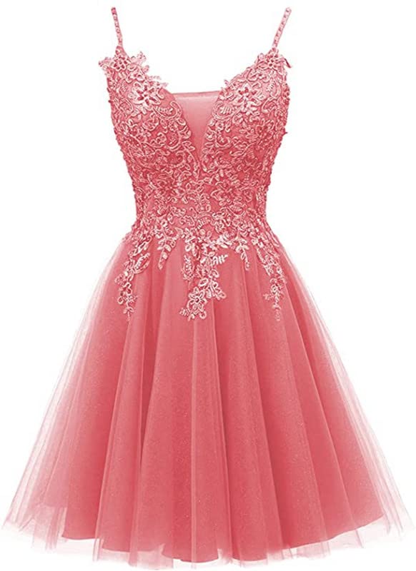 PROMLINK Women's Short Lace Homecoming Dress - Elegant Evening Gown for Prom, Party & Special Occasions | Perfect for Dances, Weddings & Formal Events