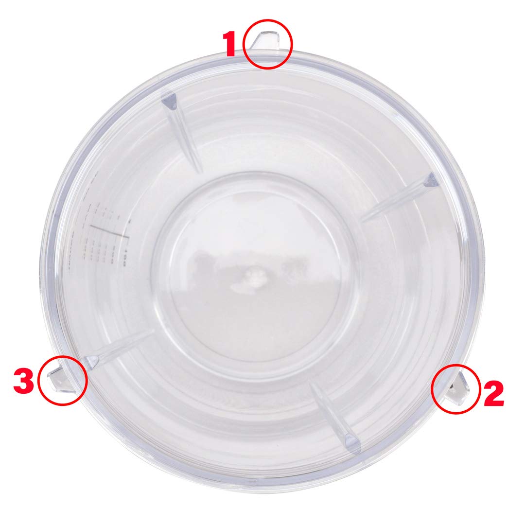 3-Pack 32oz Colossal Cups Replacement Parts for NutriBullet 600W & 900W Blenders - Compatible with NB-101B, NB-101S, NB-201 - Perfect for Smoothies, Protein Shakes & Meal Prep