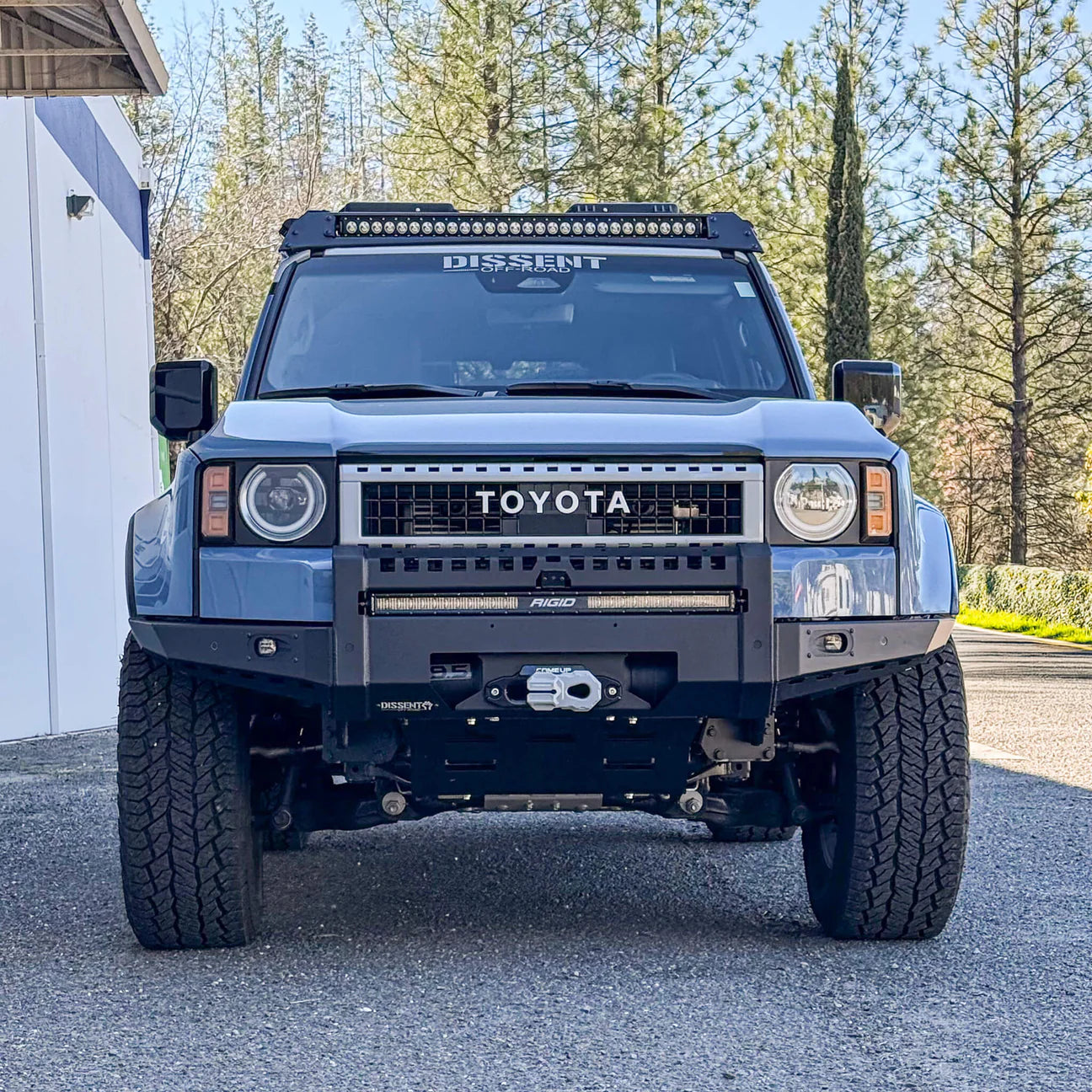 Dissent Off Road Modular Front Winch Bumper for 2024+ Toyota Land Cruiser 250 | Heavy Duty Off-Road Bumper | Perfect for Rock Crawling & Overlanding Adventures