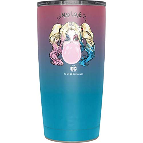 Skinit Harley Quinn Mad Love Decal Skin for Yeti 20oz Tumbler - Durable Vinyl Sticker Wrap for Insulated Cups - Perfect for Office, Gym & Outdoor Adventures