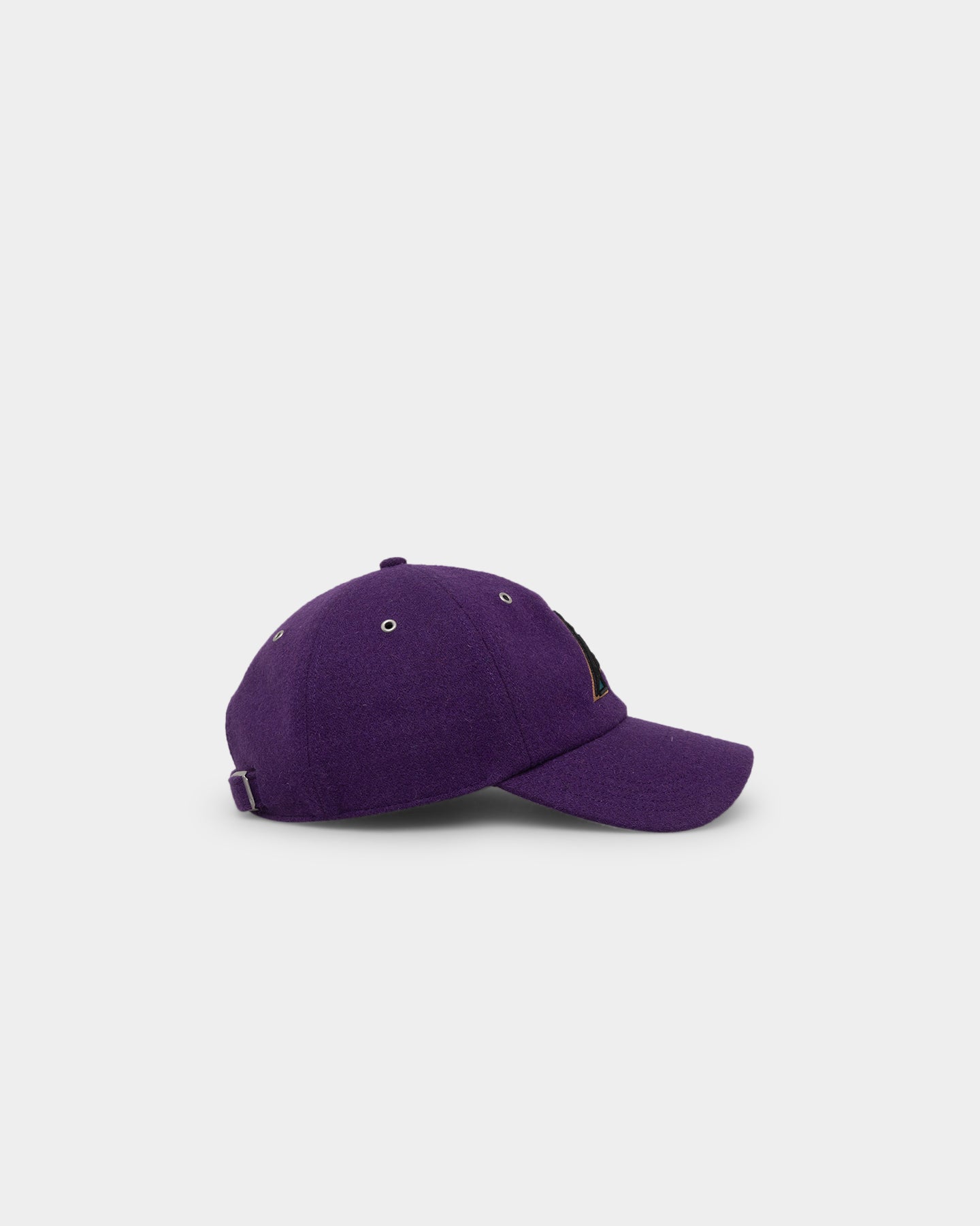 47 Brand Arizona Diamondbacks Wool '47 Clean Up Adjustable Strapback Hat - Purple | Official MLB Baseball Cap for Fans, Men & Women | Perfect for Games, Tailgating & Everyday Wear