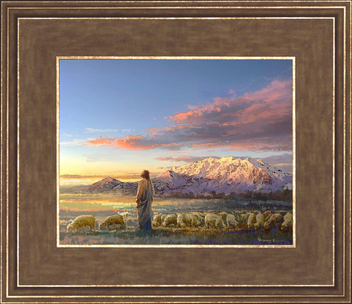 All His Majesty Christian Wall Art by Yongsung Kim - Inspirational Jesus Painting for Home, Church & Office Decor