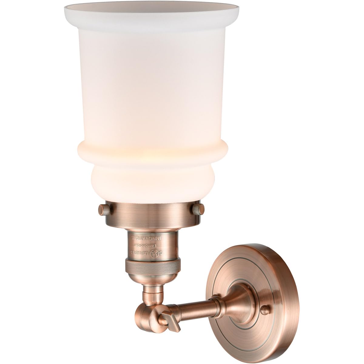 Innovations INNO203-AC-G181-LED Modern Copper LED Wall Sconce Light Fixture - Perfect for Bedroom, Living Room & Hallway Lighting
