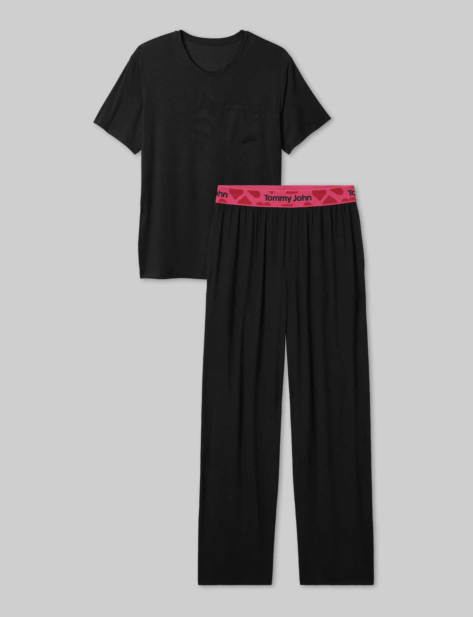 Second Skin Sleep Pocket Tee & Pant Set - Ultra Soft Pajama Set for Women - Perfect for Lounging, Sleeping & Travel