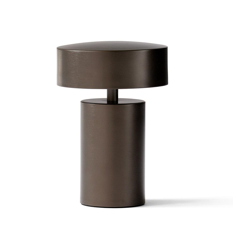 AUDO CPH Modern Wireless Table Lamp in Bronze - Perfect for Bedside, Living Room, and Office Decor