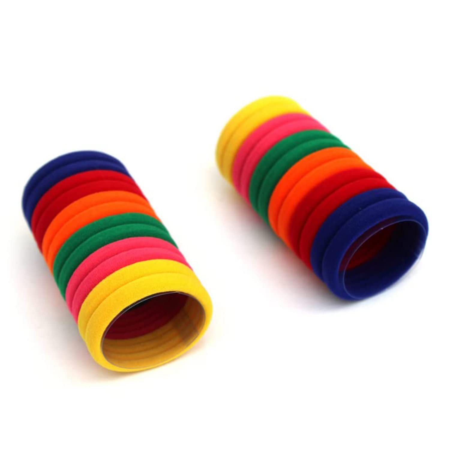 BIRDWARE Stretchable Hair Bands for Women & Girls - Soft Elastic Cotton Hair Ties with Hair Bows - Perfect for Ponytails, Braids, and Everyday Hairstyles
