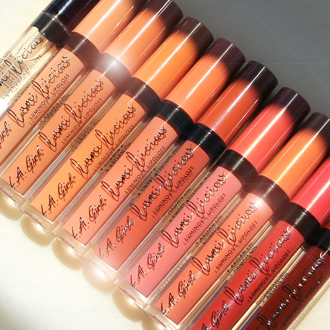 L.A Girl Matte Lip Gloss - Peach Shade | Long-Lasting, Non-Sticky Lip Gloss for Everyday Wear | Perfect for Work, Date Night & Special Occasions