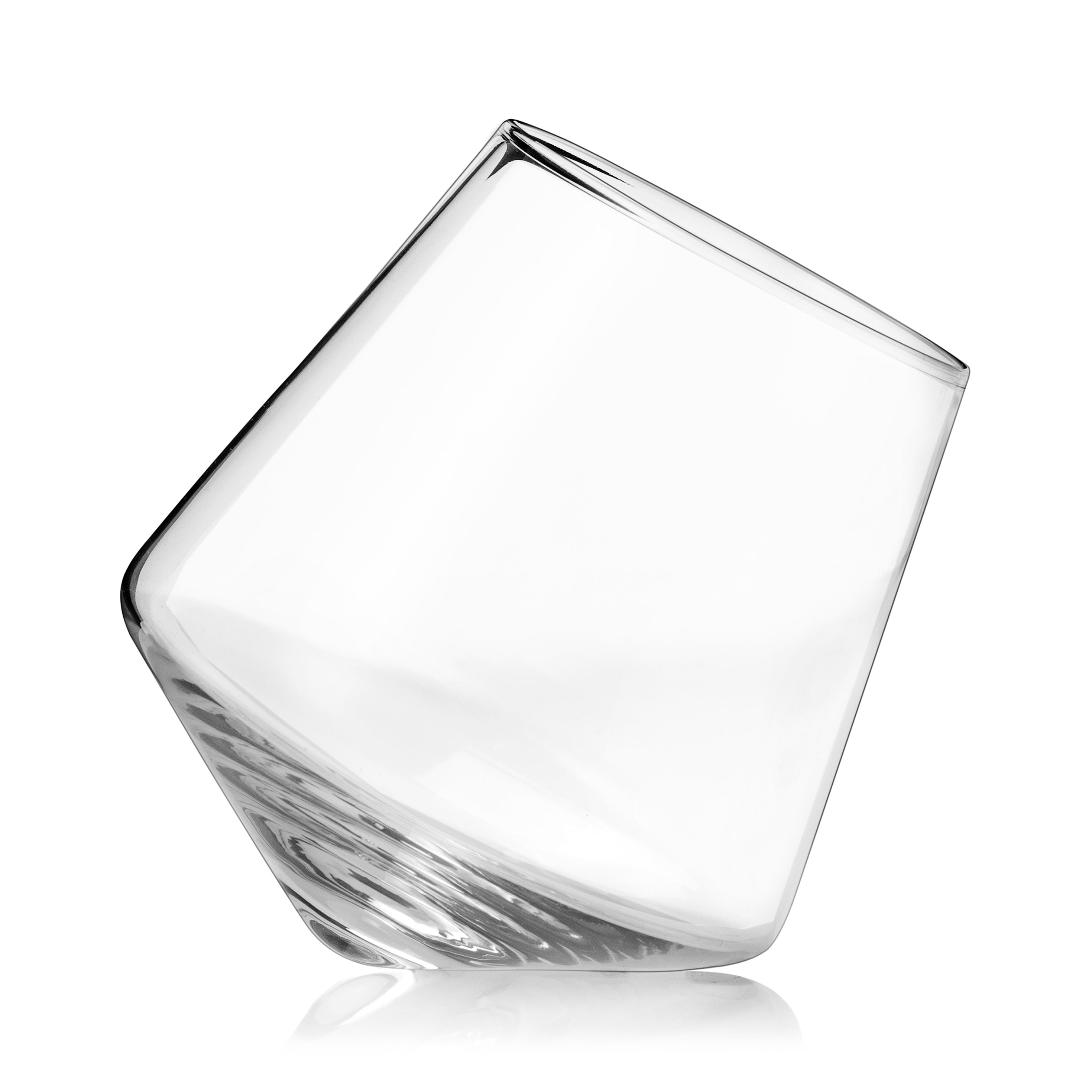 Premium Rolling Crystal Wine Glasses Set of 2 - Elegant Stemware for Red & White Wine - Perfect for Dinner Parties, Weddings & Romantic Evenings