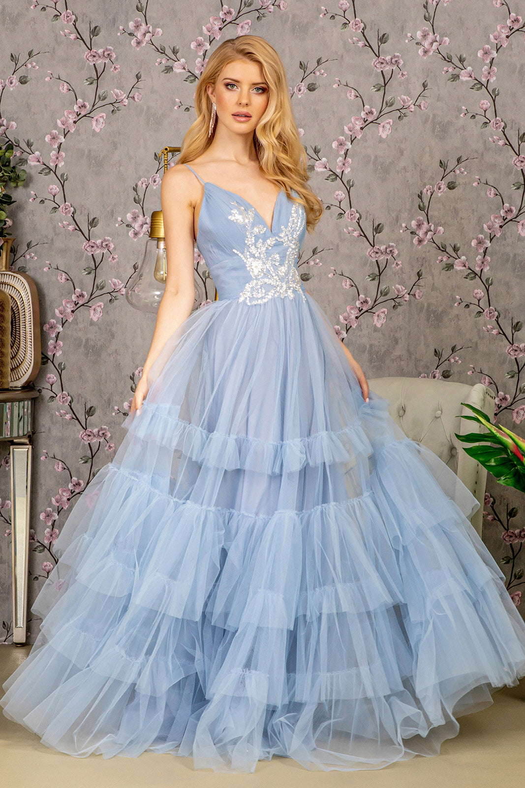 GLS by Gloria GL3452 Women's Elegant Long Maxi Dress for Evening Party, Wedding & Special Occasions
