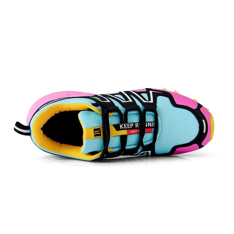 Breathable Women's Hiking Shoes - Waterproof Lightweight Non-Slip Walking Shoes for Outdoor Camping, Trekking & Tennis | Comfortable Casual Sport Sneakers for Women | Perfect for Trail Hikes, Travel & Daily Wear