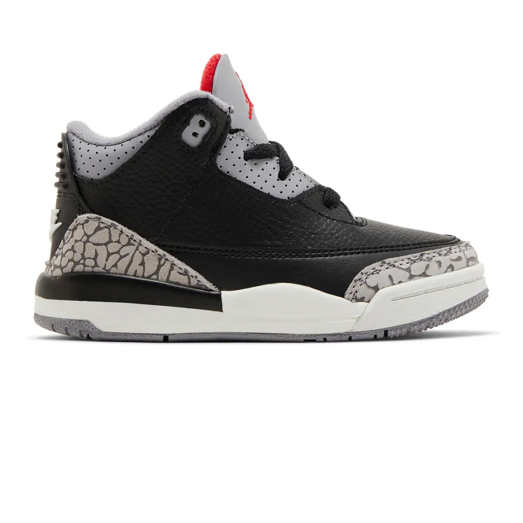 Air Jordan 3 Retro 'Black Cement' TD Sneakers (2024) - Men's Basketball Shoes for Casual Wear & Street Style