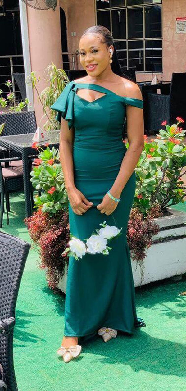 Elegant Green Mermaid One Shoulder Long Bridesmaid Dress - WG1496 | Perfect for Weddings, Prom & Formal Events