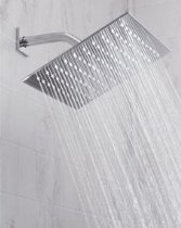 Jaclo S211-PCH 10 Inch Square Rain Shower Head in Polished Chrome - Perfect for Modern Bathroom & Spa-Like Shower Experience