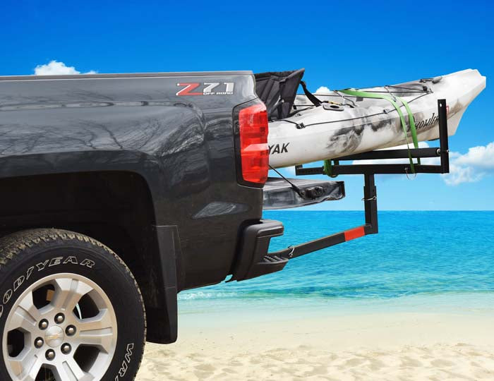 Malone Axis Angler Bed Extender for Pickup Trucks - Heavy Duty Cargo Carrier for Fishing Rods, Kayaks & Outdoor Gear - Perfect for Camping, Hunting & Road Trips