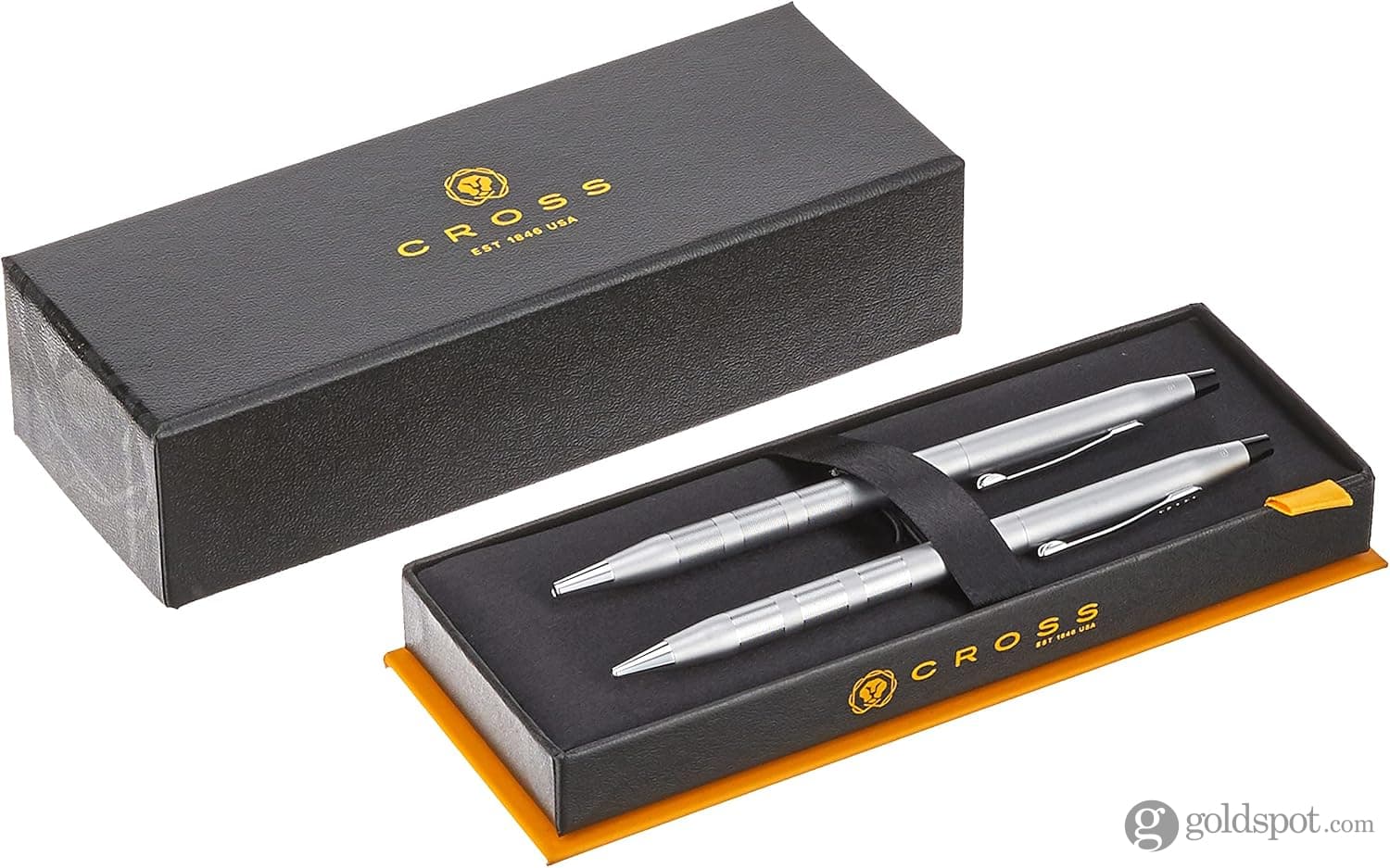 Cross Classic Century Ballpoint Pen and Pencil Set - Premium Satin Chrome Finish | Perfect for Office, Business Gifts & Professional Writing