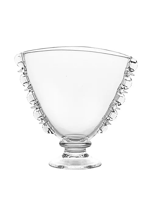 Juliska Harriet 9 Fan Vase - Elegant Handcrafted Ceramic Vase for Home Decor, Wedding Centerpieces & Floral Arrangements