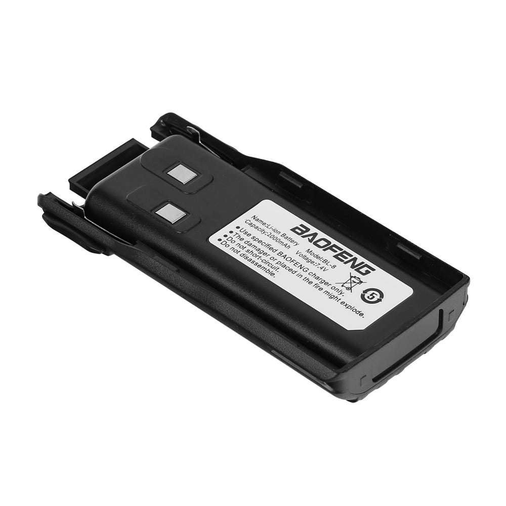 Baofeng 7.4V 2000mAh Li-ion Replacement Battery for UV-82 UV-82L UV-82HP Radios - Long Lasting Power for Ham Radio, Emergency Communication & Outdoor Adventures