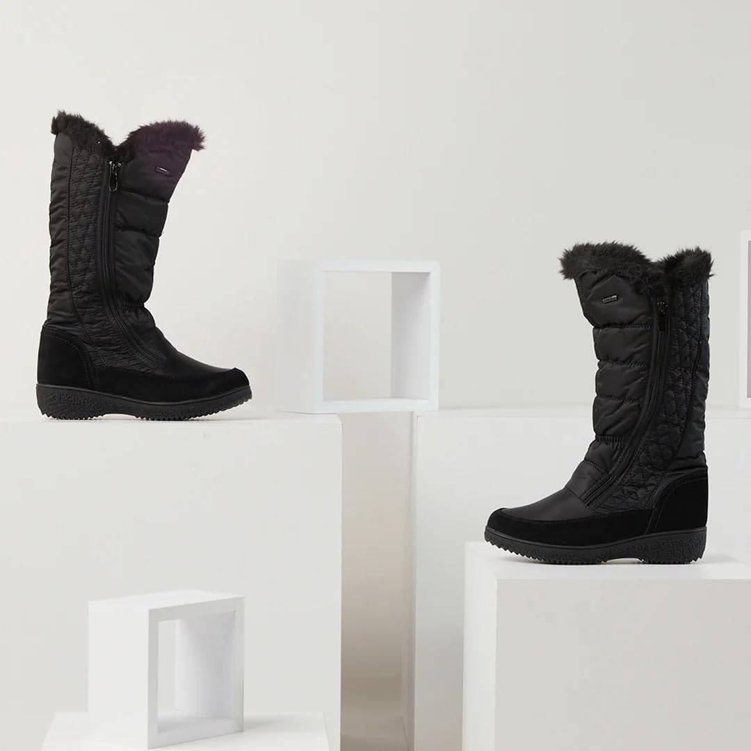 Spring Step Women's Mireya Mid Calf Boots - Comfortable Ankle Booties for Women, Fashion Winter Boots with Block Heel (Perfect for Office, Casual Outfits & Date Nights)