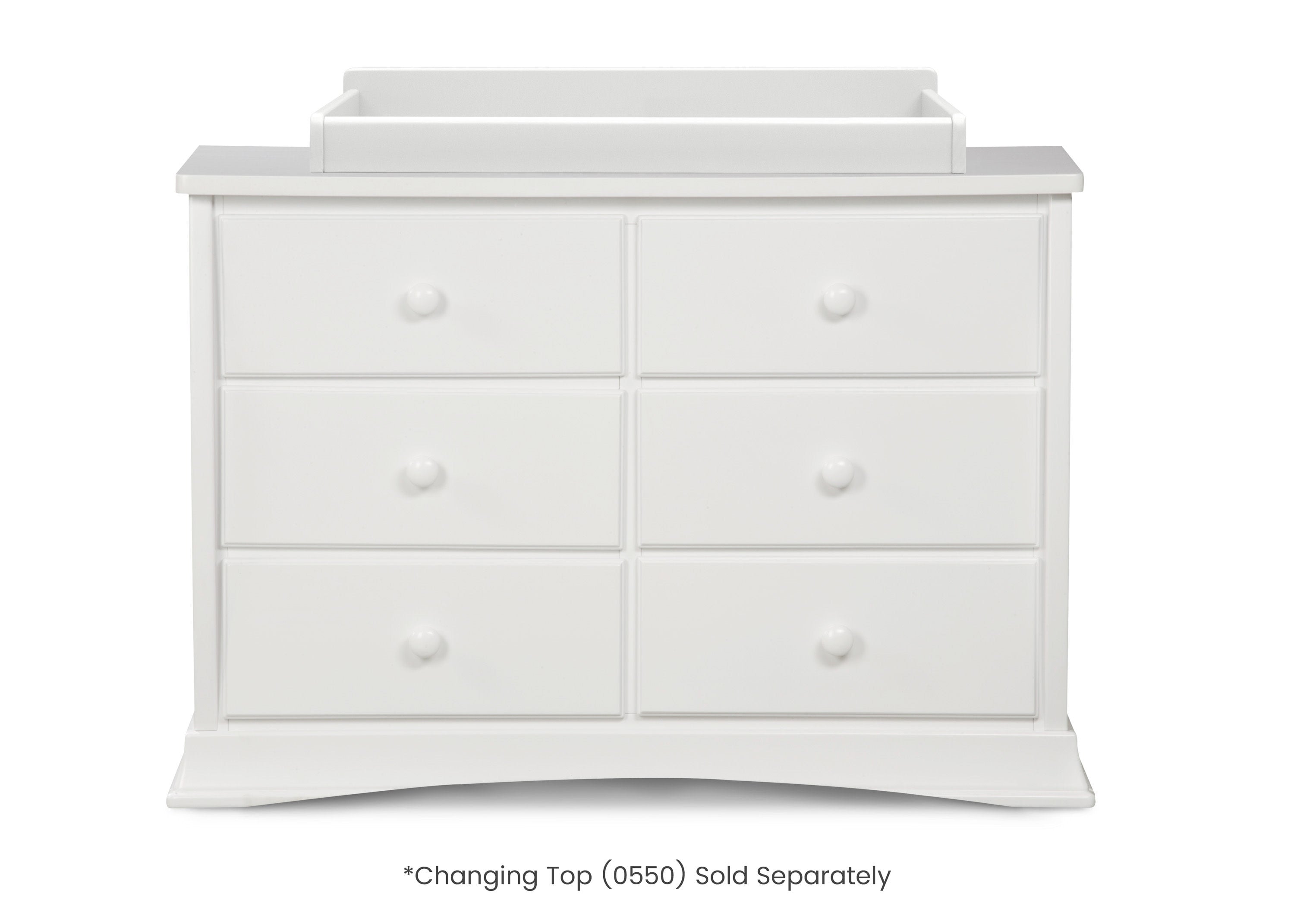 Bentley 6-Drawer Solid Wood Dresser with Smooth-Glide Interlocking Drawers - Perfect for Bedroom Storage & Organization