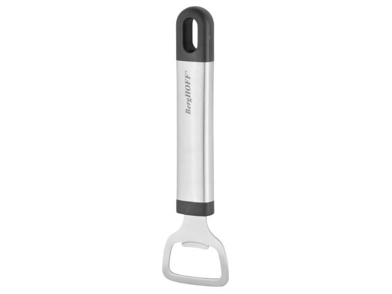 BergHOFF Essentials Stainless Steel Manual Bottle Opener - Durable 7.75 Inch Bar Tool for Beer, Soda & Home Brewing - Perfect for Kitchen, Bar, Camping & Outdoor Use