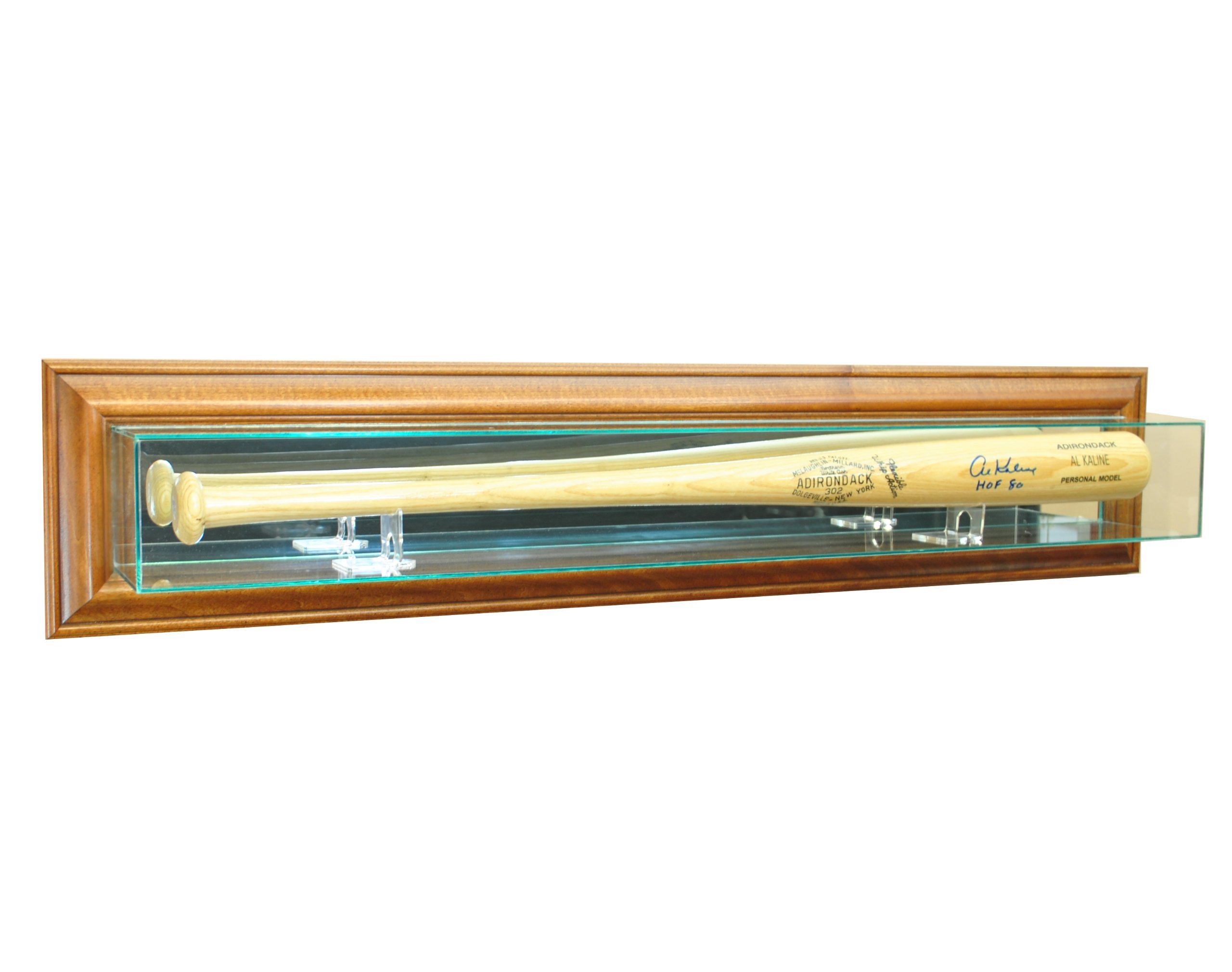 MLB Wall Mounted Baseball Bat Display Case - Showcase Your Collectible Bats with UV Protection & Lockable Design | Perfect for Sports Memorabilia, Man Cave Decor, and Fan Cave Displays